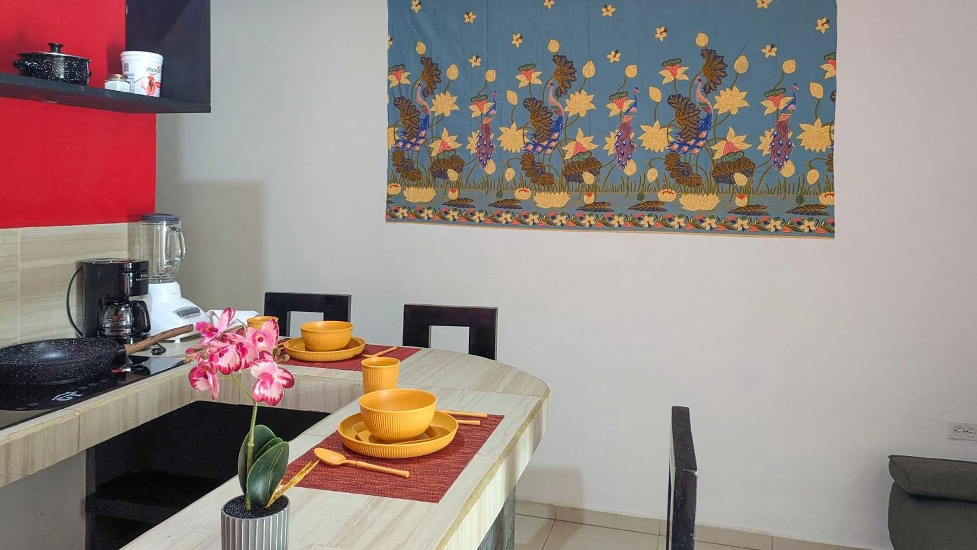 B6 Romantic Beachside Escape Bangkok Theme Memory Foam King Bed Kitchen Ac Playa del Carmen Apartment