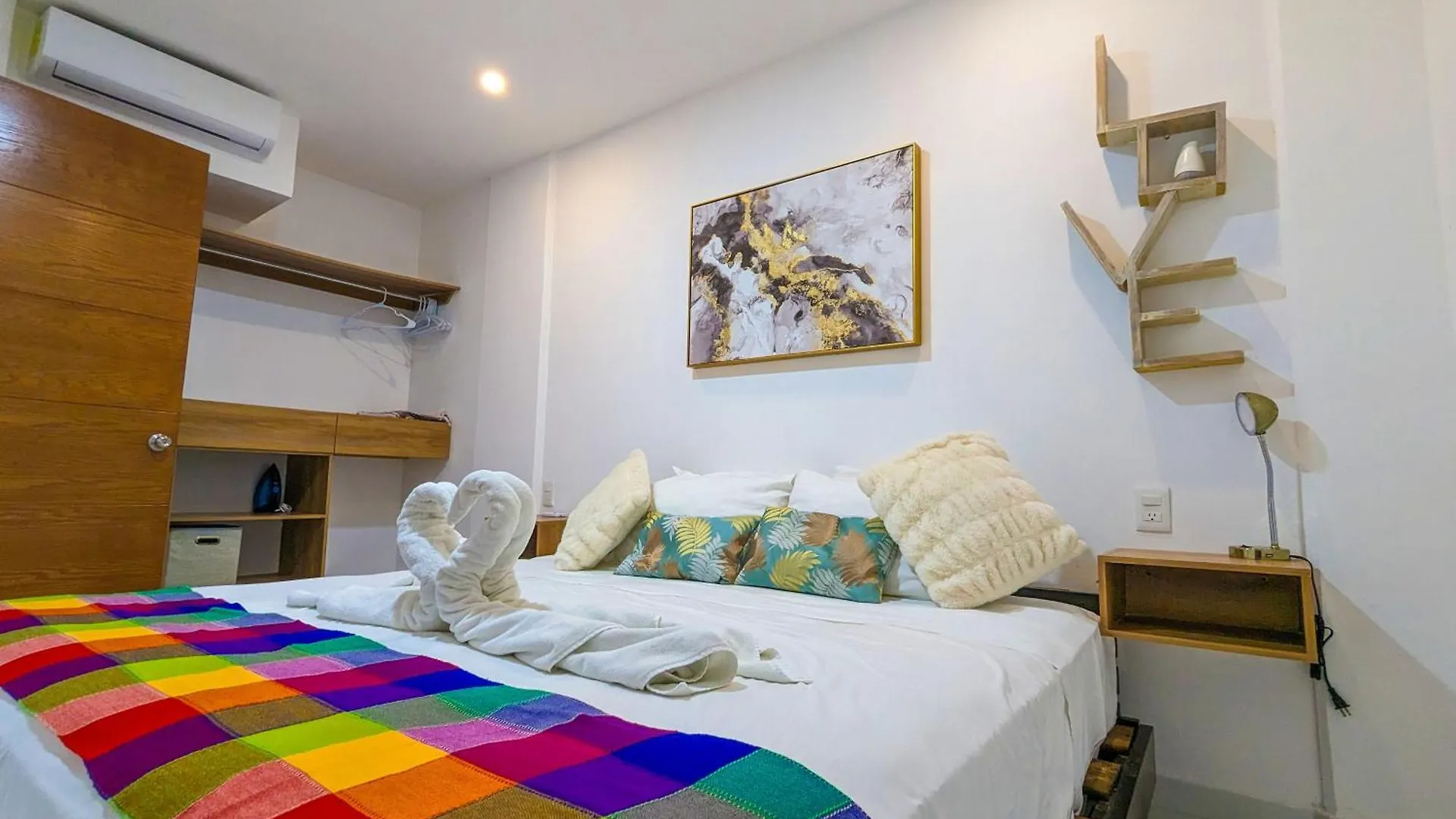 Lejlighed 500M To Beach L King Beds Kitchen L Pool Patio Gym Bikes Ac 30504 Playa del Carmen